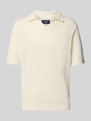 Regular Fit Strickpolo mit Strukturmuster von MCNEAL - 25