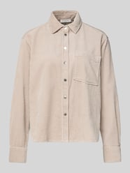 Relaxed Fit Hemdbluse in Cord-Optik von Christian Berg Woman Beige - 25