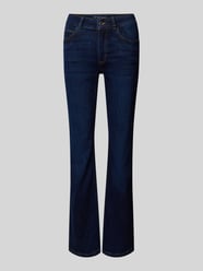 Regular Fit High Rise Bootcut-Jeans mit Baumwolle Modell 'KATE' von Tom Tailor Blau - 7