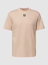 T-Shirt mit Label-Patch Modell 'Dalile' von HUGO Beige - 33