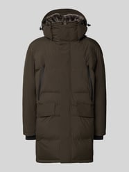 Regular fit lange jas met afneembare capuchon van Strellson - 26