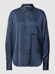 Overhemdblouse van pure viscose in glanzende look, model 'Galla' van Second Female - 3