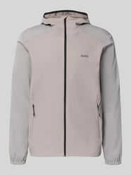 HUGO San Jorge fijngebreid vest van scheerwol met logoborduring • Zwart