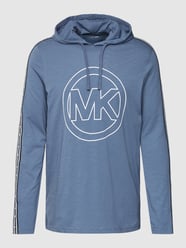 Hoodie met galonstrepen van MICHAEL Michael Kors Blauw / turquoise - 46
