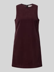 Licht uitlopende kokerjurk van katoenmix van Marc O'Polo Bordeaux - 7