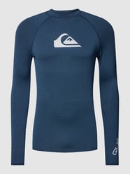 Shirt met lange mouwen en labeldetails van Quiksilver Blauw / turquoise - 6