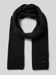 Schal mit Label-Stitching von Tommy Hilfiger Schwarz - 18