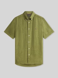 regular fit overhemd met korte mouwen van puur linnen van Tommy Hilfiger - 37