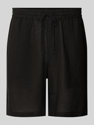 Szorty o kroju regular fit z mieszanki lnu i wiskozy model 'LAURENCE' od ONLY & SONS - 19