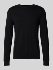 Regular Fit Strickpullover aus reiner Baumwolle Modell 'BERG' von Selected - 34