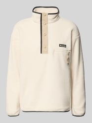 Sweter z polaru ze stójką i listwą guzikową od Columbia - 1