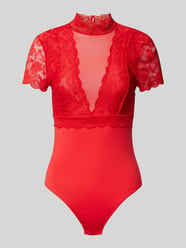 Body met kant, model 'SICCA' van Pieces Rood - 45