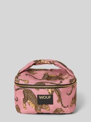 Kosmetiktasche mit Label-Detail Modell 'Blush' von WOUF Pink - 26