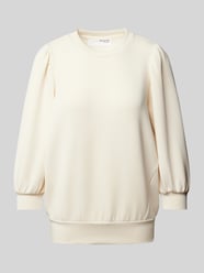 Sweatshirt mit gerippten Abschlüssen Modell 'TENNY' von Selected Femme Beige - 46