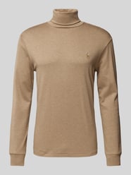 Longsleeve mit Rollkragen und Label-Stitching von Polo Ralph Lauren Braun - 43