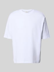 T-shirt o kroju regular fit z czystej bawełny model 'RELAXASPEN' od Selected Homme - 12
