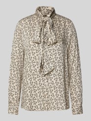 Slim fit blouse met strikdetail van Milano Italy - 20