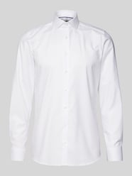 Koszula biznesowa o kroju slim fit z tkaniny big twill od OLYMP Level 5 - 6