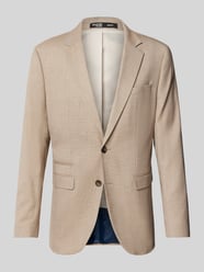 marynarka o kroju slim fit z dodatkiem wełny model 'SLIM-NEIL' od Selected - 25