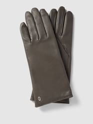 Handschuhe aus Leder Modell 'CLASSIC WOOL' von Roeckl Grau - 34