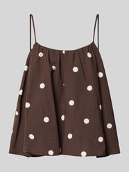 Blusentop mit tiefem Rundhalsausschnitt von Jake*s Casual - 4