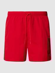 Zwembroek met meshvoering van Tommy Hilfiger Rood - 9