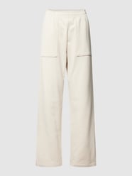 Sweatpants mit Eingrifftaschen von Jake*s Casual Beige - 40