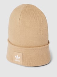 Beanie mit Label-Patch von adidas Originals Beige - 8