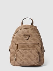 Plecak z detalem z logo model ‘ECO ELEMENTS’ od Guess Beżowy - 11