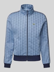 Sweatjacke mit Stehkragen von Lacoste Blau - 3