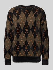 Gebreide pullover met all-over motief van ELIAS RUMELIS - 3