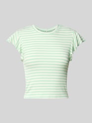 Regular fit T-shirt van viscosemix, model 'BELLA' van Only Beige - 13