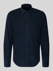 Regular fit vrijetijdsoverhemd van corduroy met kentkraag van Lerros - 1