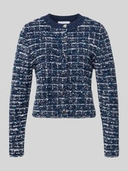 Strickjacke in Bouclé-Optik mit Knopfleiste von Rich & Royal - 1
