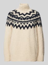 Strickpullover mit Stehkragen Modell 'FAIR ISLE' von Gant Beige - 42