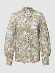 Bluzka ze wzorem na całej powierzchni model ‘TWINA SOFT BRITISH FLOWER’ od Zadig & Voltaire Zielony - 4