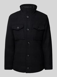 Regular Fit Jacke mit Wolle von Tom Tailor Schwarz - 10