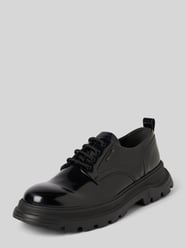 Leren derbyschoenen met labeldetail, model 'FARHAN IN SHINY' van Antony Morato - 24