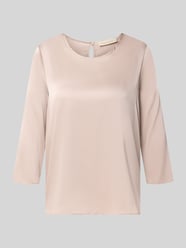blouse van satijn van Rinascimento Beige - 9