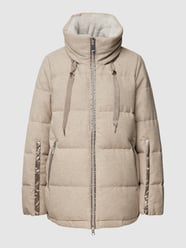 Donsjack met afneembare capuchon van comma Beige - 14