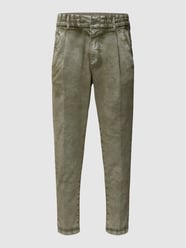 Broek met steekzakken opzij, model 'Chasy' van Drykorn Groen - 26