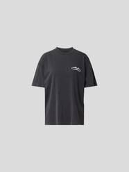 T-Shirt im Used-Look von Anine Bing Schwarz - 8