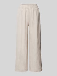 Leinenhose mit elastischem Bund von ZABAIONE Beige - 35