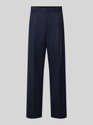 Spodnie garniturowe o kroju modern fit z dodatkiem wełny model 'Tony262X' od HUGO - 33