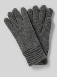 Handschuhe mit Label-Detail Modell 'Carlton' von Barbour Grau - 48