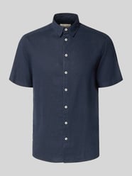 Slim Fit Leinenhemd mit Viskose-Anteil Modell 'Bobby' von Blend - 14