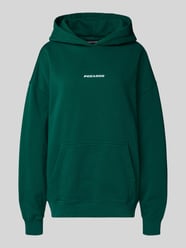 Oversized hoodie met logostitching, model 'Clarita' van Pegador - 10