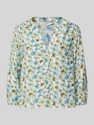 Loose Fit Bluse mit Allover-Muster von Tom Tailor Denim - 4
