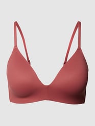 Balconettebeha met spaghettibandjes van Schiesser Rood - 21