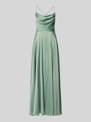 Abendkleid mit rückseitiger Schnürung und Wasserfall-Ausschnitt von VM by Vera Mont - 12
